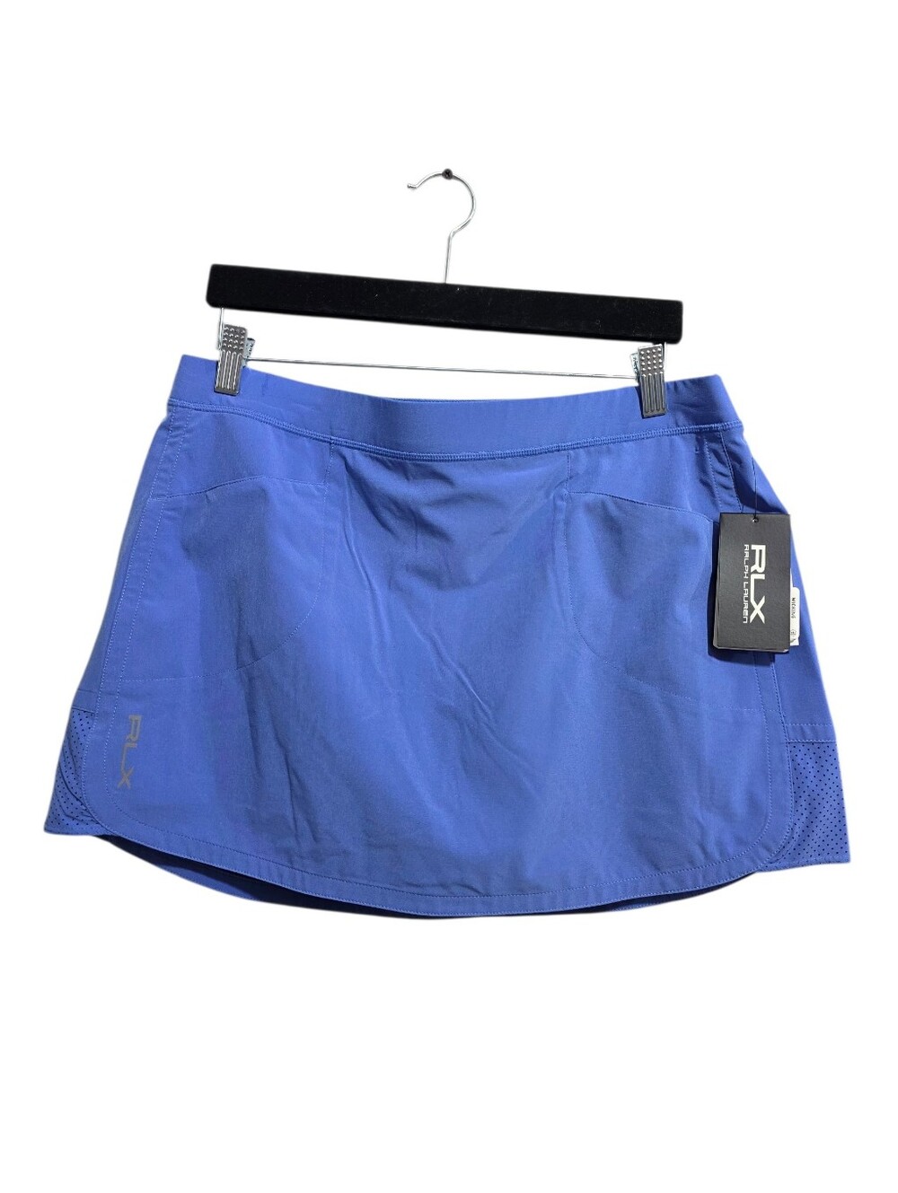 RLX Ralph Lauren Womens Blue Golf Tennis Blue Short Skort Skirt Size L